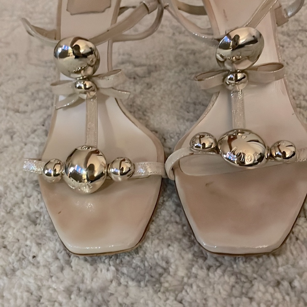 Christian Dior T-Strap Sandals 40 - Picture 10 of 14